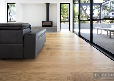 Natural timber flooring
