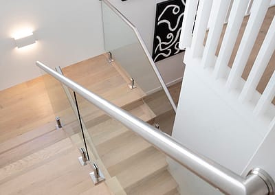 Limed Wash French Oak Flooring Stairs Turning
