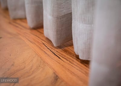 close up of marring timber flooring feature and wood grain