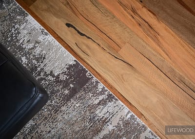 Wood grain in marri timber flooring