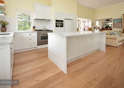 Kitchen and dining area of beautiful home in Cottesloe