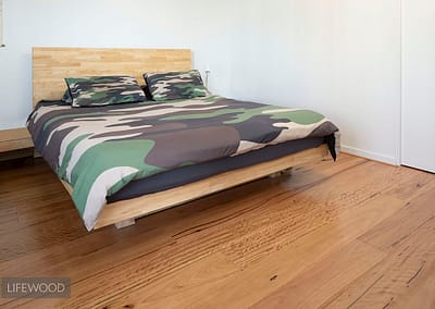 NSW Rustic Blackbutt Flooring Bedroom