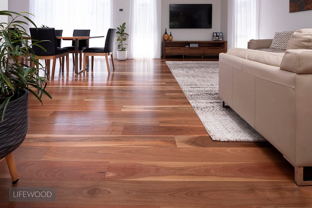 Spotted Gum Floor Dining Area