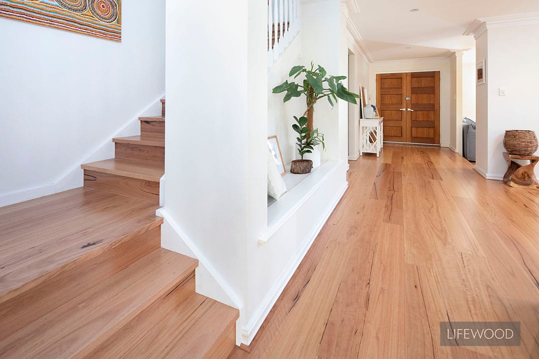 NSW Blackbutt Timber Flooring Staircase
