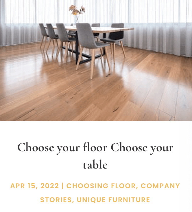 choose your floor and table